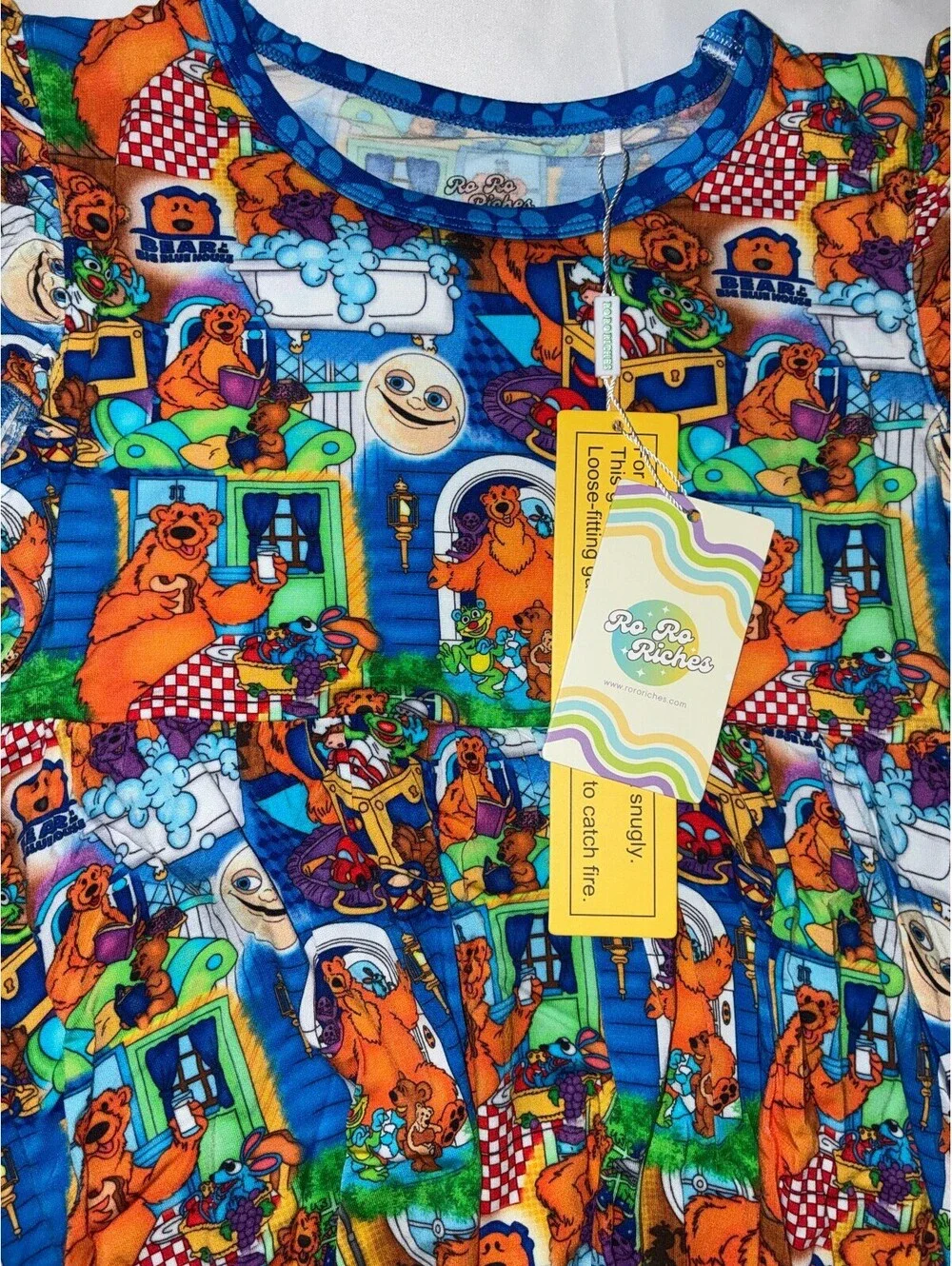 Rororiches Bear in the Big Blue House 7/8 Twirl NWT
